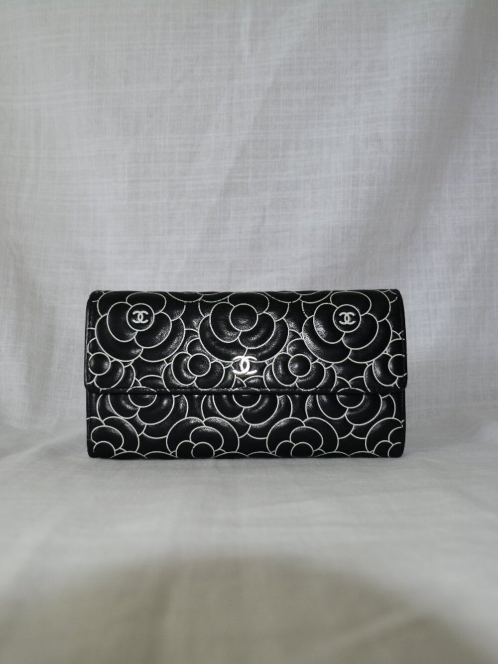 Chanel Camellia Print Wallet